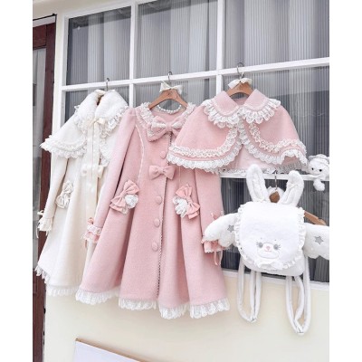 Mademoiselle Pearl Lace Figure Coat(Limited Quick Pre-Order/2 Colours/Full Payment Without Shipping)